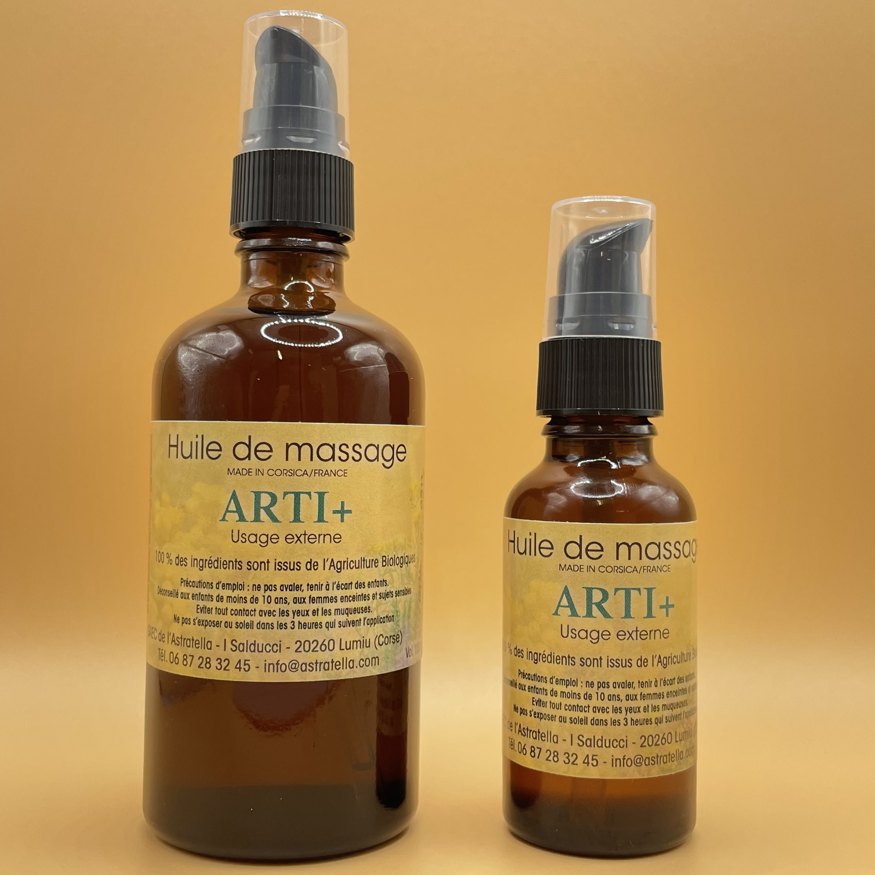 Huiles de massage: Huile de massage Peau Sèche - Astratella